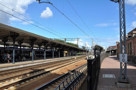 Blick auf die Gleise des alten Bahnhofs (Foto: Martin Dühning)