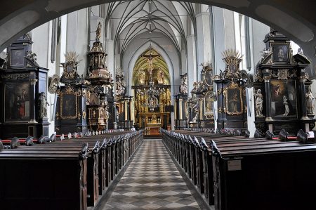Innenraum der Nikolaikirche in Danzig (Foto: Martin Dühning)