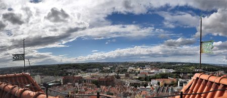 Panoramaausblick vom Turm der Marienkirche auf die Stadt Danzig (Foto: Martin Dühning)