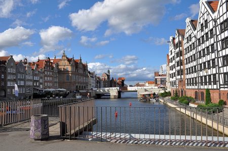 Blick auf den Kanal bei der Promenade in Danzig (Foto: Martin Dühning)