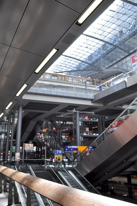 Labyrinth des Berliner Hauptbahnhofs (Foto: Martin Dühning)