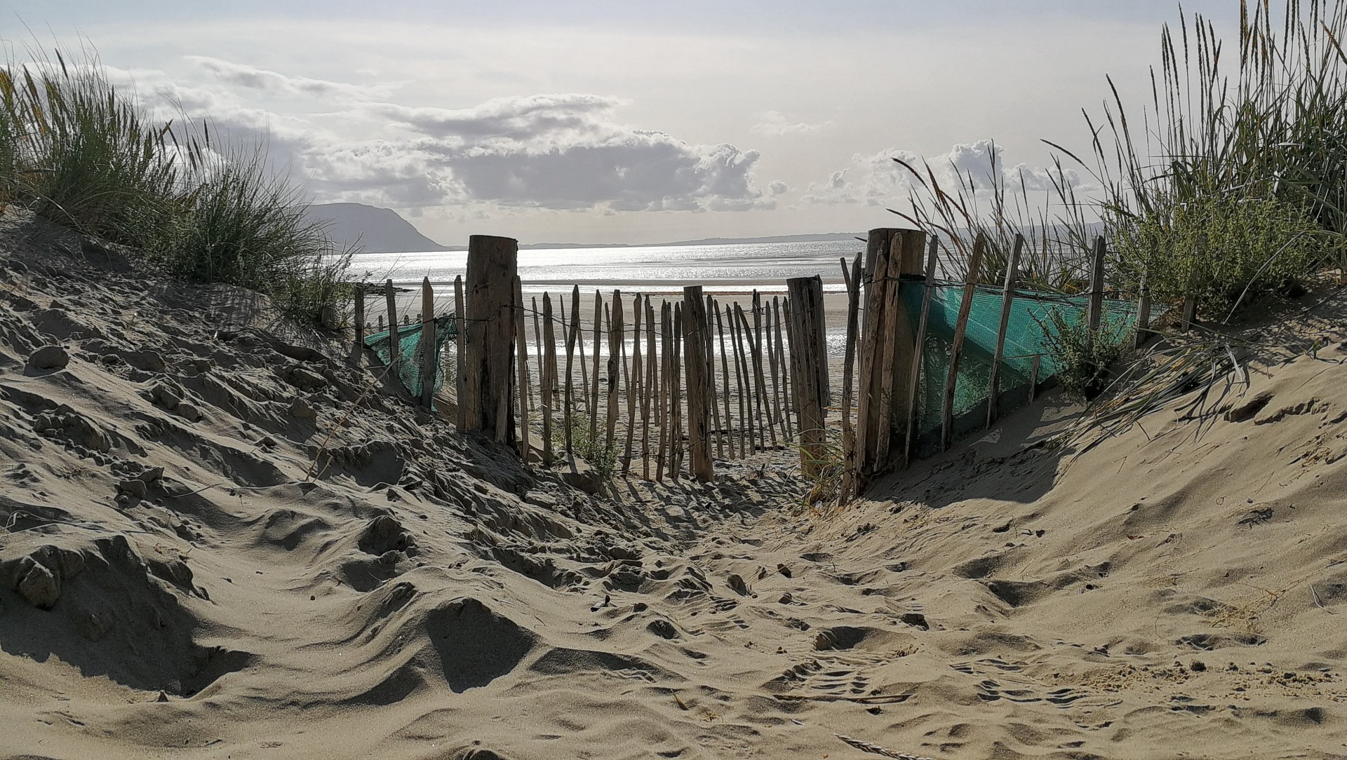 Abschiedsblick auf die Strände von Nordwales (Foto: Martin Dühning)