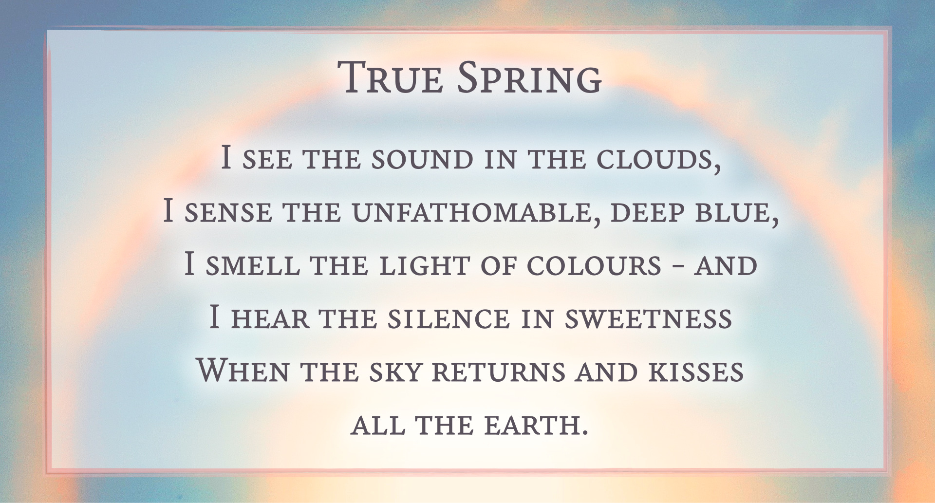 Springtime Lyrics...