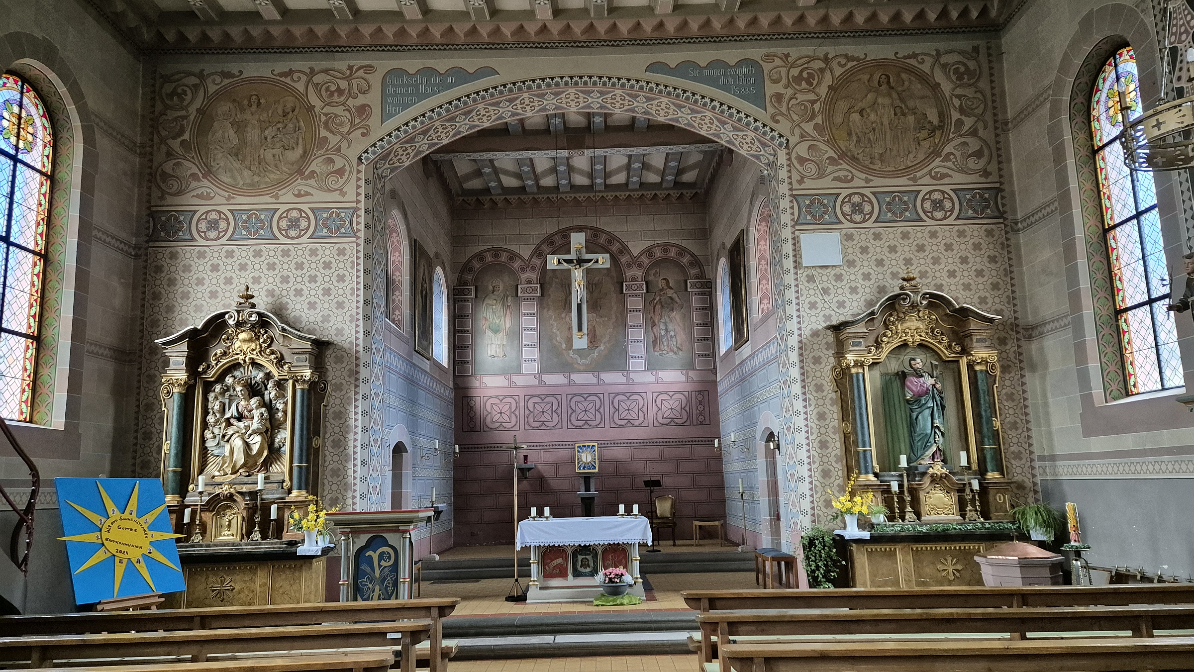 St. Andreas Oberlauchringen am Palmsonntag 2024 (Foto: Martin Dühning)