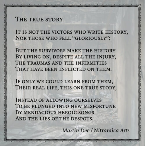 The True Story (Text: Martin Duehning)