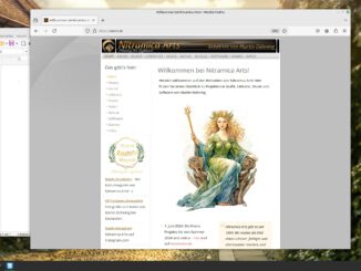 Die Niarts-Webseite im Juli 2024 im Webbrowser Firefox auf Mint Linux 22