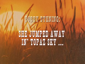 Bobby Dyhning: "She jumped away in' topaz sky"