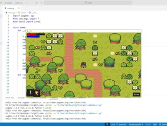 Mit PyGame lassen sich auch komplexe RPG erstellen - ein ausführliches Tutorial bietet Clear Code auf Youtube.