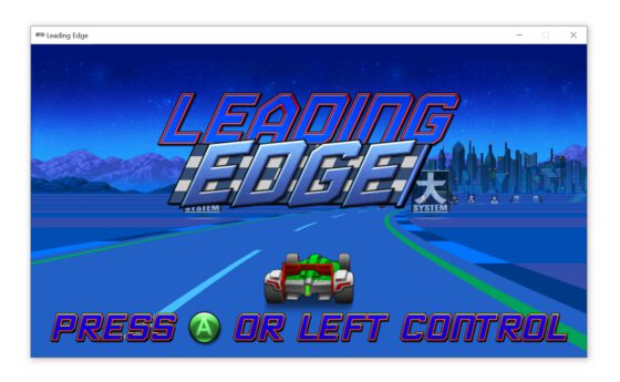 "Leading Edge" ist ein Python-Racing-Game in Tradition des Arkade-Klassikers "Pole Position".