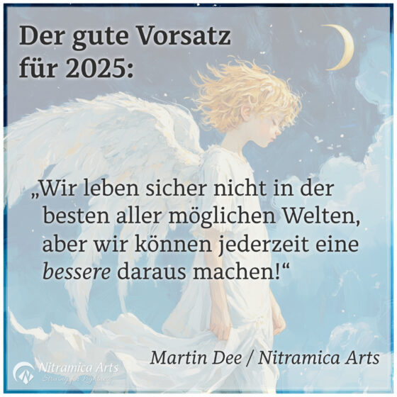 Der gute Vorsatz für 2025! (Text & Grafik: Martin Dühning)