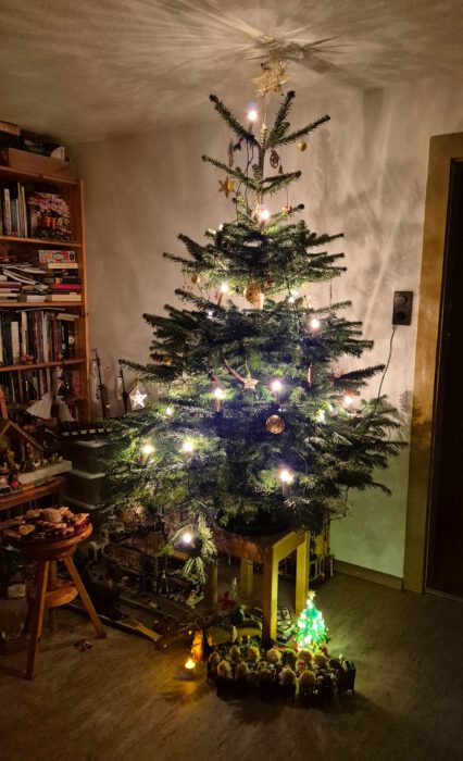 Jedes Jahr trifft sich das kleine Volk von Ninda am St. Stephanstag unter dem großen Christbaum um ihre "Feenweihnacht" zu feiern.